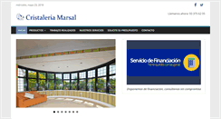 Desktop Screenshot of cristaleriamarsal.com